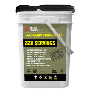 Ready Project® 220 Serving Emergency Food Supply Kit